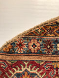 23802 - Chobi Ziegler Afghan Hand-Knotted Contemporary/Traditional /Size: 6'8" x 6'8"