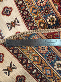 23802 - Chobi Ziegler Afghan Hand-Knotted Contemporary/Traditional /Size: 6'8" x 6'8"