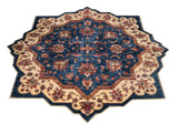 23810 - Chobi Ziegler Afghan Hand-Knotted Contemporary/Traditional /Size: 6'7" x 6'5"