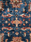 23810 - Chobi Ziegler Afghan Hand-Knotted Contemporary/Traditional /Size: 6'7" x 6'5"