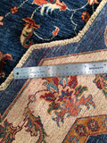23808 - Chobi Ziegler Afghan Hand-Knotted Contemporary/Traditional /Size: 6'7" x 6'7"