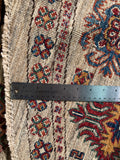 23817- Kazak Afghan Hand-knotted Contemporary/Nomadic/Tribal Carpet/Rug/ Size: 8'1" x 8'0"