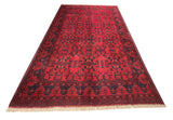 23770- Khal Mohammad Afghan Hand-Knotted Authentic/Traditional/Rug/Size/: 8'0" x 5'6"