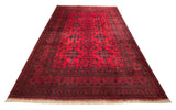 23753- Khal Mohammad Afghan Hand-Knotted Authentic/Traditional/Rug/Size/: 7'10" x 5'8"