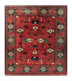 23920 - Chobi Ziegler Afghan Hand-Knotted Contemporary/Traditional/Size: 8'7" x 7'8"