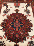 23897 - Bakhtiar Hand-Knotted/Handmade Persian Rug/Carpet Traditional Authentic / Size: 9'10" x 6'7"