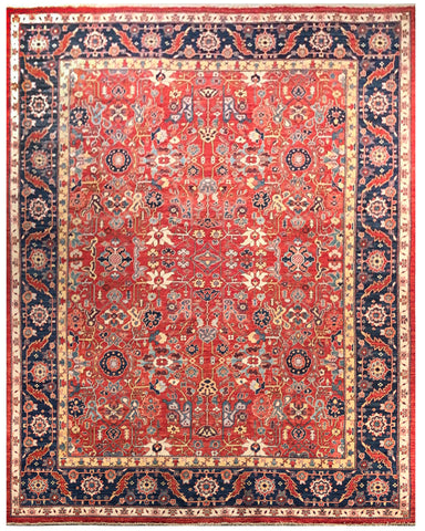 23934 - Royal Chobi Ziegler /Afghan / Hand-Knotted /Contemporary / Traditional/ Size: 11'6" x 9'0"