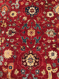 23928 - Royal Chobi Ziegler Afghan /Hand-Knotted/ Contemporary/ Traditional / Size: 11'7" x 9'0"