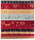 23914 - Royal Chobi Ziegler Afghan Hand-Knotted Contemporary/Traditional/Size: 9'7" x 8'1"
