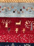 23914 - Royal Chobi Ziegler Afghan Hand-Knotted Contemporary/Traditional/Size: 9'7" x 8'1"