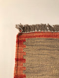 23980 - Kelim Hand-Woven/Flat-Weaved/Afghan Kelim /Carpet Modren/Nomadic Authentic/Size: 9'10" x 6'7"