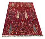 24130- Royal Chobi Ziegler Afghan Hand-Knotted Contemporary/Traditional/Size: 6'0" x 4'1"