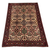 23905 - Meymeh Hand-Knotted/Handmade Persian Rug/Carpet Traditional/Authentic/ Size: 4'9" x 3'5"