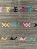 24081 - Kelim Hand-Woven/Flat-Weaved/Afghan Kelim/Carpet Modren/Nomadic Authentic/Size: 8'2" x 5'9"