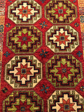 23910- Khal Mohammad Afghan Hand-Knotted Authentic/Traditional /Carpet/Rug/Size: 6'8" x 5'0"