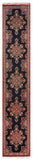 23891- Ghom Persian Hand-knotted Authentic/Traditional Carpet/Wool/ Rug/ Size: 13'9" x 2'10"