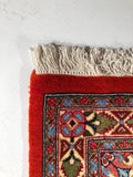 23891- Ghom Persian Hand-knotted Authentic/Traditional Carpet/Wool/ Rug/ Size: 13'9" x 2'10"