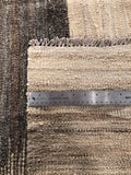 24080 - Kelim Hand-Woven/Flat-Weaved/Afghan Kelim/Carpet Modren/Nomadic Authentic/Size: 10'0" x 8'3"