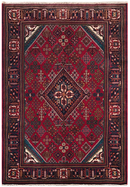 23826 - Meymeh Hand-Knotted/Handmade Persian Rug/Carpet /Traditional/ Authentic/ Size: 6'10" x 4'9"