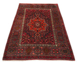 23892-Bidjar Handmade/Hand-Knotted Persian Rug/Carpet Authentic /Traditional/ Size : 6'4" x 4'3"