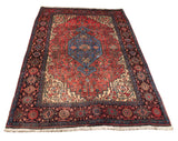 24105 - Bidjar Handmade/Hand-Knotted Persian Rug/Traditional/Carpet Authentic/ Size: 7'0" x 4'8"