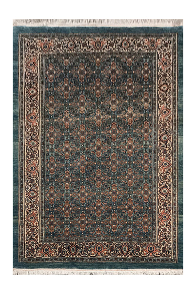 24102 - Bidjar Handmade/Hand-Knotted Persian Rug/Traditional/ Carpet Authentic/ Size: 5'7" x 3'9"