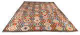 24015 - Kelim Hand-Woven/Flat-Weaved Afghan Kelim/Carpet Modren/Nomadic Authentic/Size: 11'1" x 8'7"