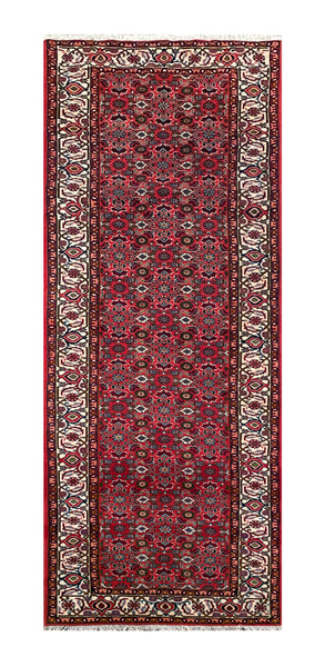 23821-Bidjar Handmade/Hand-Knotted Persian Rug/Traditional/Carpet Authentic / Size : 9'8" x 2'11"