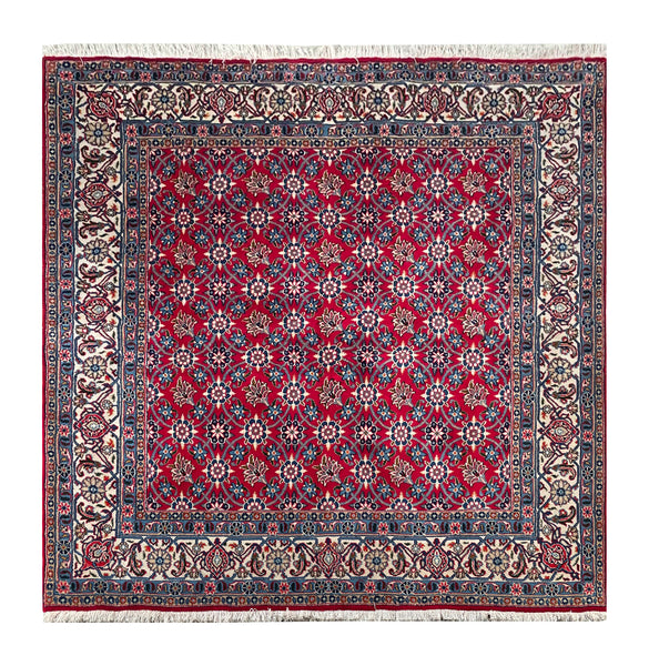 24120 - Kerman Hand-Knotted/Handmade Persian Rug/Carpet Traditional/Authentic/ Size: 6'7" x 6'5"