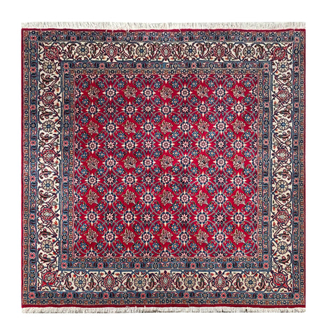 24120-Kashan Hand-Knotted/Handmade Persian Rug/Carpet Traditional/Authentic/Size: 6'7" x 6'5"