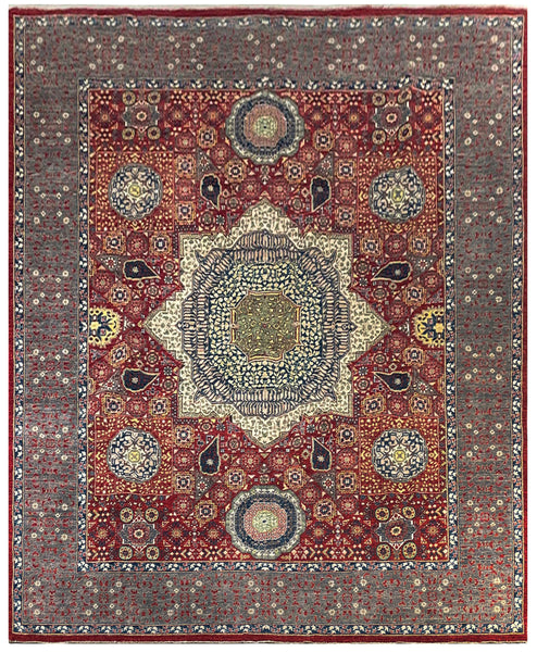 23924 - Royal Chobi Ziegler Afghan Hand-Knotted Contemporary/Traditional/Size: 9'11" x 8'0"
