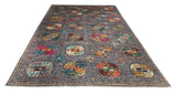 23900 - Royal Chobi Ziegler /Afghan / Hand-Knotted / Contemporary / Traditional / Size: 11'5" x 8'3"