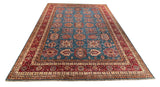 23936- Kazak Afghan Hand-knotted Contemporary/Nomadic/Tribal Carpet/Rug/ Size: 10'7" x 8'2"