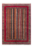 24131A- Chobi Ziegler Afghan Hand-Knotted Contemporary/Traditional/Size: 6'1" x 4'2"