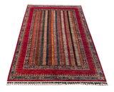 24131A- Chobi Ziegler Afghan Hand-Knotted Contemporary/Traditional/Size: 6'1" x 4'2"