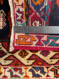24539-Ghashgai Hand-Knotted/Handmade Persian Rug/Carpet Tribal / Nomadic Authentic/Size: 2'0" x 2'0"