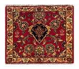 24390- Kashan Handmade/Hand-Knotted Persian Rug/Traditional/Carpet Authentic/ Size: 2'2" x 1'8"