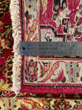 24390- Kashan Handmade/Hand-Knotted Persian Rug/Traditional/Carpet Authentic/ Size: 2'2" x 1'8"