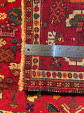 24464-Ghashgai Hand-Knotted/Handmade Persian Rug/Carpet Tribal/ Nomadic Authentic/Size: 1'11" x 2'0"